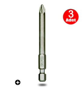 AletÇantam Gfb Bits Yıldız Uç Vidalama Matkap Ucu Pz2 x 100mm - 3 Adet