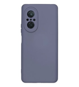 Newface Huawei Nova 9 SE Kılıf Nano içi Kadife Silikon - Gri
