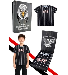 BEŞİKTAŞ ÇOCUK T-SHIRT UV KUTU HEDİYELİ