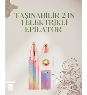 Mini Elektrikli Epilatör Cihazı - Usb Şarjlı, Acısız Yüz Ve Kaş Bakım Aleti