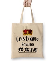 The King Of Football Cristiano Ronaldo 7 Bez Çanta Uzun Saplı