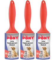 Pony Tüy Toplayici Rulo 3 Lü Set Kedi̇