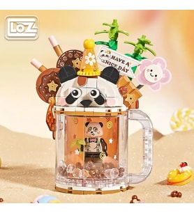 Nessiworld LZ-4206 NessiWorld PANDA AYI DONDURMA KUPASI 297 PARÇA BLOCK OYUNCAK