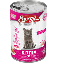 Energy Pet Food Energy Tavuklu Yavru Islak Konserve Maması 415 Gram 80 Adet