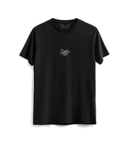  Animal Tilki Dijital Baskılı Çocuk Siyah Tshirt