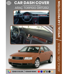 AUDI A6 (1997-2004) Torpido Örtüsü Ön Göğüs Koruma Torpido Koruma Araca Özel Kaymaz Kolay Montaj
