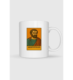Aristoteles Matematik Filozofu Tasarımlı Kupa Bardak