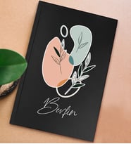 BK Gift Kişiye Özel İsimli Sert Kapaklı Siyah Defter, Arkadaşa Hediye, Yeni İş Hediyesi, Anı Defteri, Doğum Günü Hediyesi-1 (Model 1)