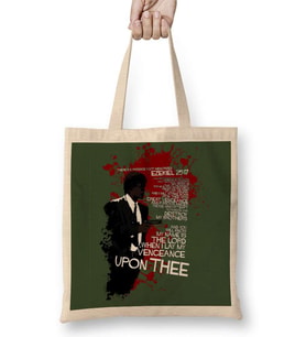 Pulp Fiction My Name İs The Lord Bez Çanta Uzun Saplı