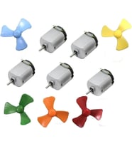 5 Motor Ve 5 Pervane Deney Seti R130 Mini Eğitici Motor Devresi