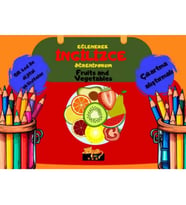 Eğlenerek İngilizce Öğreniyorum - Fruits and Vegetablets