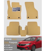 HONDA CİTY (2019-2024) Uyumlu EVA Paspas Tam Set–Araca Özel,Su Geçirmez,Kolay Montaj