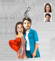 Kişiye Özel Sevgili Ahşap Anahtarlık-1