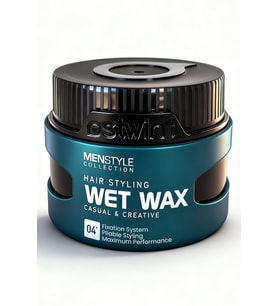 Ostwint Menstyle Collection Profesyonel Saç Şekillendirici Wet Wax, Doğal ve Güçlü Tutuş, Uzun Süreli Etki, No:04 Wet Wax 150 ml