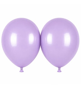 Lila Renk Lateks makaron Balon (45 cm) - 2 Adet