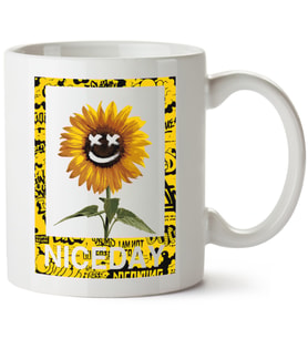 Nice Day Baskılı Porselen Kupa Bardak