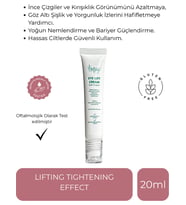 Msay Eye Lift Cream, Ince Çizgi ve Kırışıklık Karşıtı Göz Altı Kremi, Anti Aging, Ginseng, Deniz Yosunu, Hibiscus, Caffeine, Aloe Vera, Soft Cream