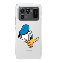 Xiaomi Mi 11 Ultra Uyumlu Kamera Korumalı Kapak Donald Duck Tasarımlı Şeffaf Silikon Kılıf