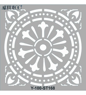 ARTDECO STENCİL 30X30CM GEOMETRİK FAYANS 168