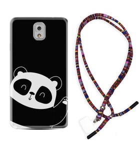 Samsung Note 3 4 5 8 9 20 Ultra 10 Lite Kılıf Boyun Asklı Rasta Silikon Bay Bay Panda 1784