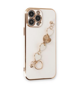 Apple İphone 14 Pro Kılıf Esila Silikon - Beyaz