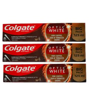 Optic White Kahve, Çay ve Tütün Kullanıcıları Için Beyazlatıcı Diş Macun 125 ml + 3 Adet