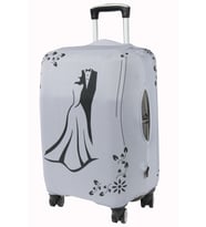 (My#123 Bride 2) VALİZ İÇİN KILIF (Gri)