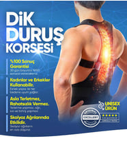 Kifoz Skolyoz Korsesi Kamburluk Önleyici Korse Korsesi Dik Duruş