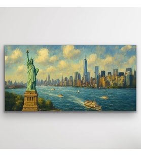 Özgürlük Heykeli Kanvas Tablo 60x120cm