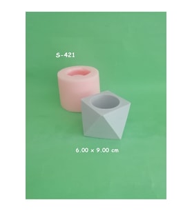 Geomtrik Şekilli Saksı Silikon Kalıp