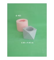 Geomtrik Şekilli Saksı Silikon Kalıp