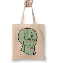 Handsome Squidward Bez Çanta Uzun Saplı