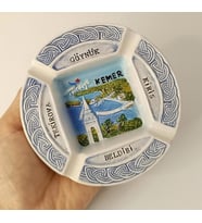 Küllük Kül Tablası Seramik Kemer Temalı Türkiye Kemer Yazılı Ev