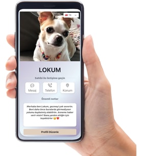 NFC Etiketli Kedi Köpek Tasma Takısı - Kayıp Önleyici - Pet Güvenlik - Pet Dijital Kartvizit (Pembe)