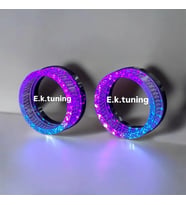YUVARLAK 2.5 İNÇ 5D ANGEL EYES PİXEL APP + KAYAR SİNYAL