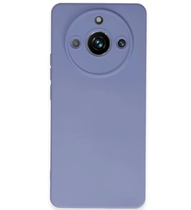 Newface Realme 11 Pro Kılıf Nano içi Kadife Silikon - Lila