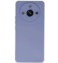 Newface Realme 11 Pro Kılıf Nano içi Kadife Silikon - Lila