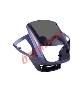 YAMAHA YBR UYUMLU ÖN SİPERLİK KARE KOYU GRİ