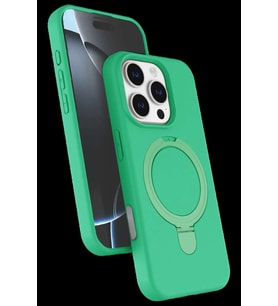 iPhone 16 Pro Regal Magsafe Standlı Kapak - Yeşil