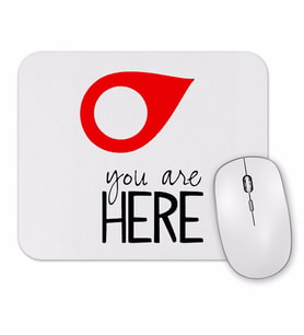 You Are Here Mouse Pad