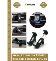 #TelefonTutacağı Havalandırma Izgarası Uyumlu 360 Döner Araç Klimasına Takılan Kıskaçlı Telefon Tutu