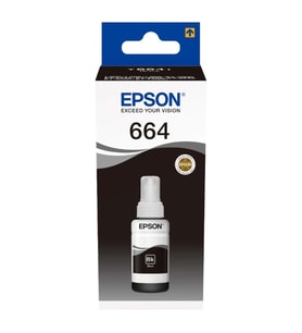 Epson yazıcı 664 T6641 Siyah Mürekkep