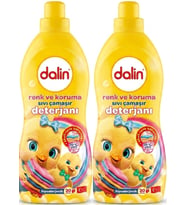 Dalin Sıvı Çamaşır Deterjanı 1500 ML Renk ve Koruma (Hipoalerjenik) (2 Li Set)