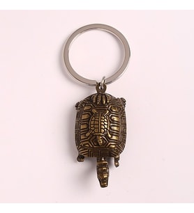 BRONZ TİMSAH FİGÜR TASARIMLI METAL ANAHTARLIK-ANAH254