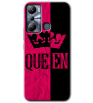 İnfinix Hot 20i Kılıf HD Desen Baskılı Kılıf - Queen