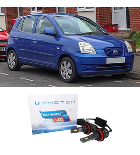 Kia Picanto Led Xenon Uzun + Kısa Far Ampulü H4 Ultimate Yeni Seri Beyaz