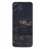 Xiaomi Poco M6 Pro 5G Kılıf Silikon Desen Özel Seri Black Car 1768