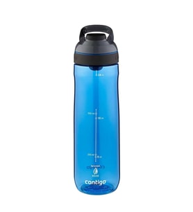 Contigo Cortland Tren Tek El Bas İç Kapaklı Su Matarası 720ml 2191386 - Mavi