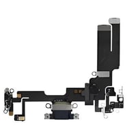 iPhone 14 Şarj Soketi Kulaklık Soketi Full SİYAH