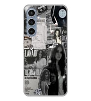 Samsung Galaxy S23 FE Uyumlu Lana Del Rey Desenli Şeffaf Telefon Kılıfı